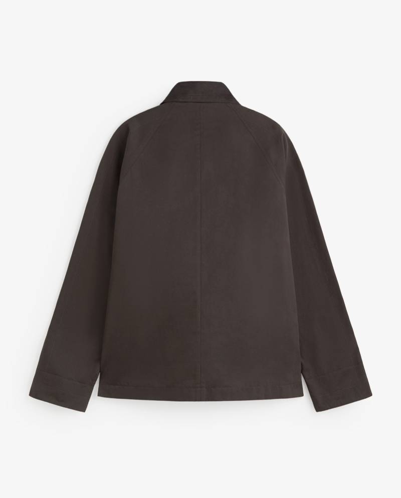 yerse short trench coat chocolate sketchshop