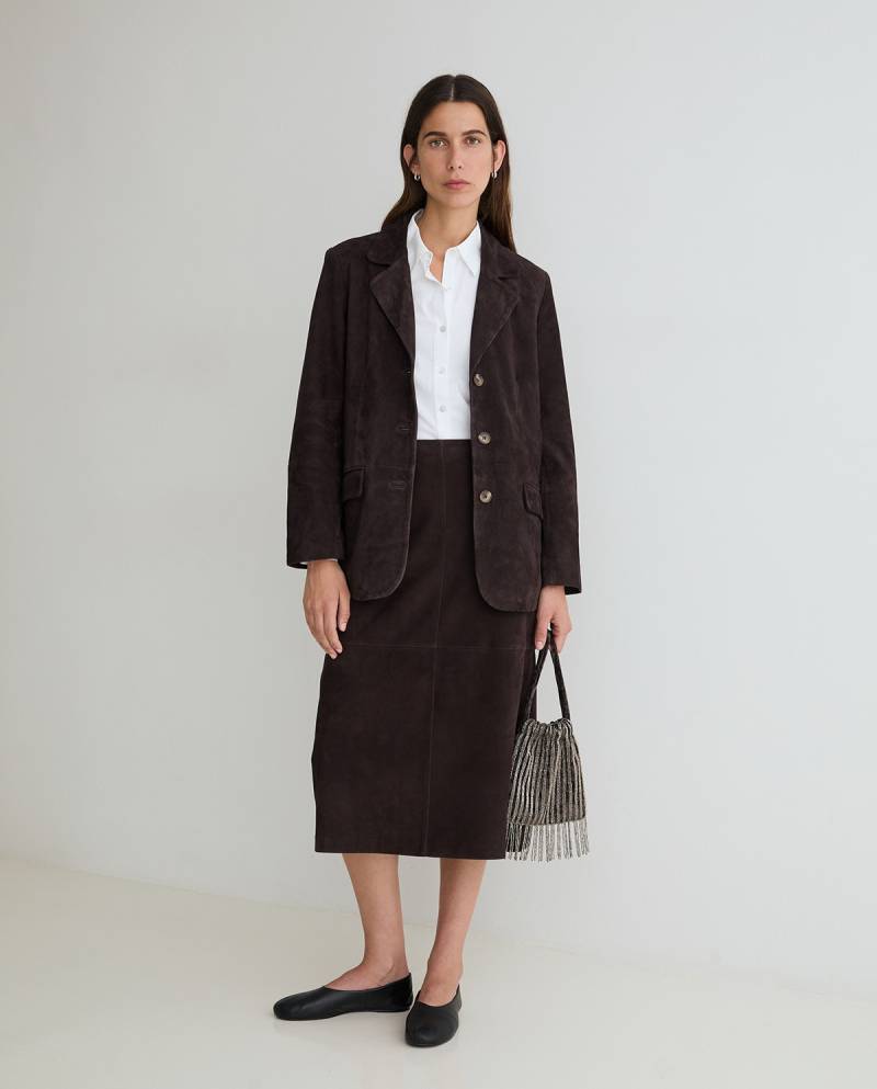 yerse suede sport coat chocolate sketchshop
