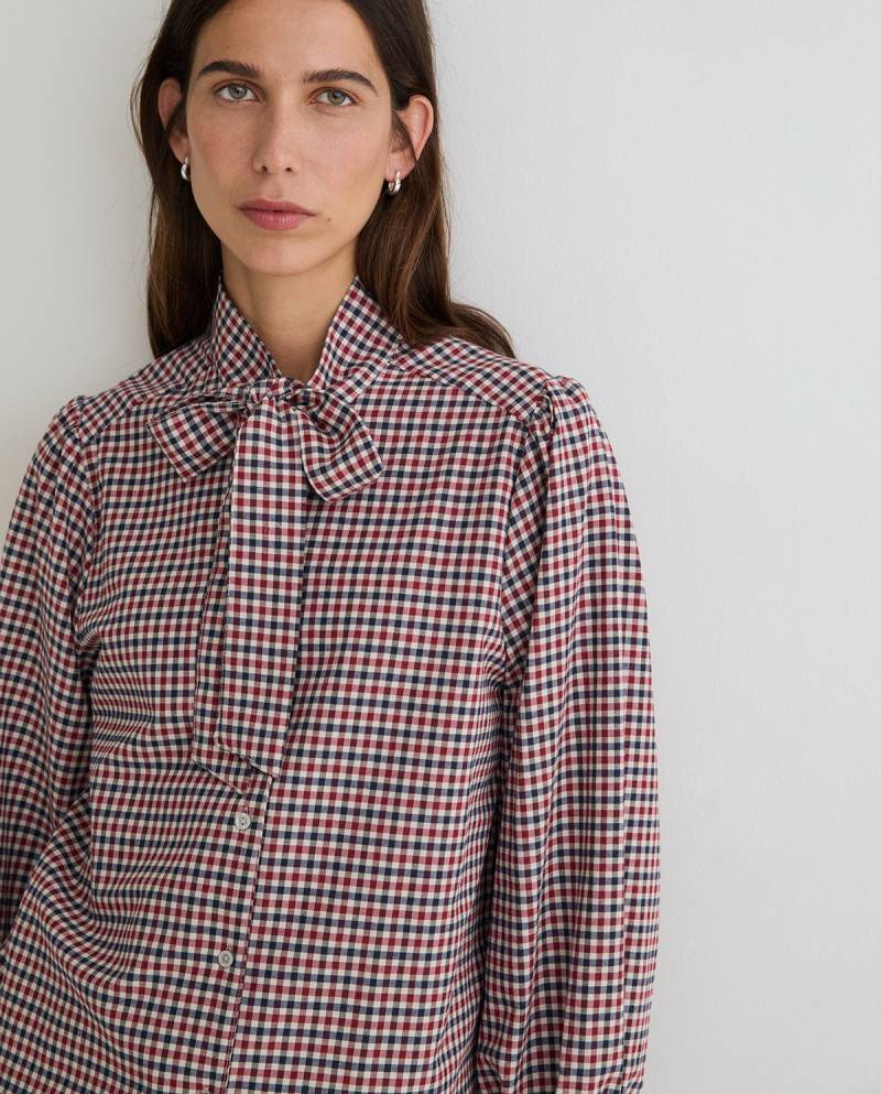yerse check shirt tie red sketchshop