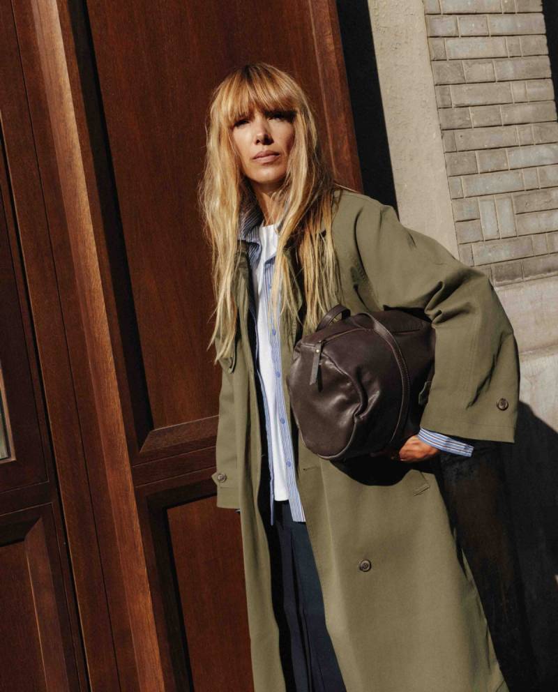 yerse midi trench coat military green sketchshop