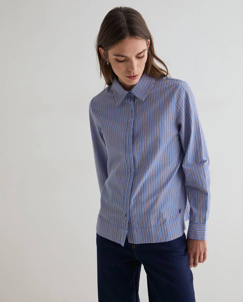 yerse organic cotton poplin shirt stripes sketchshop