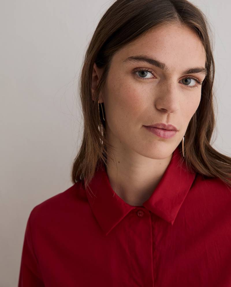 yerse poplin shirt red sketchshop