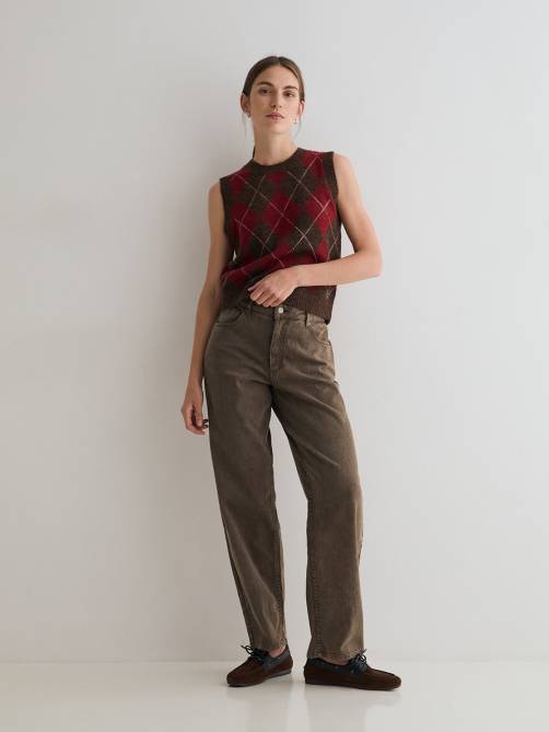 yerse straight jeans chocolate sketchshop