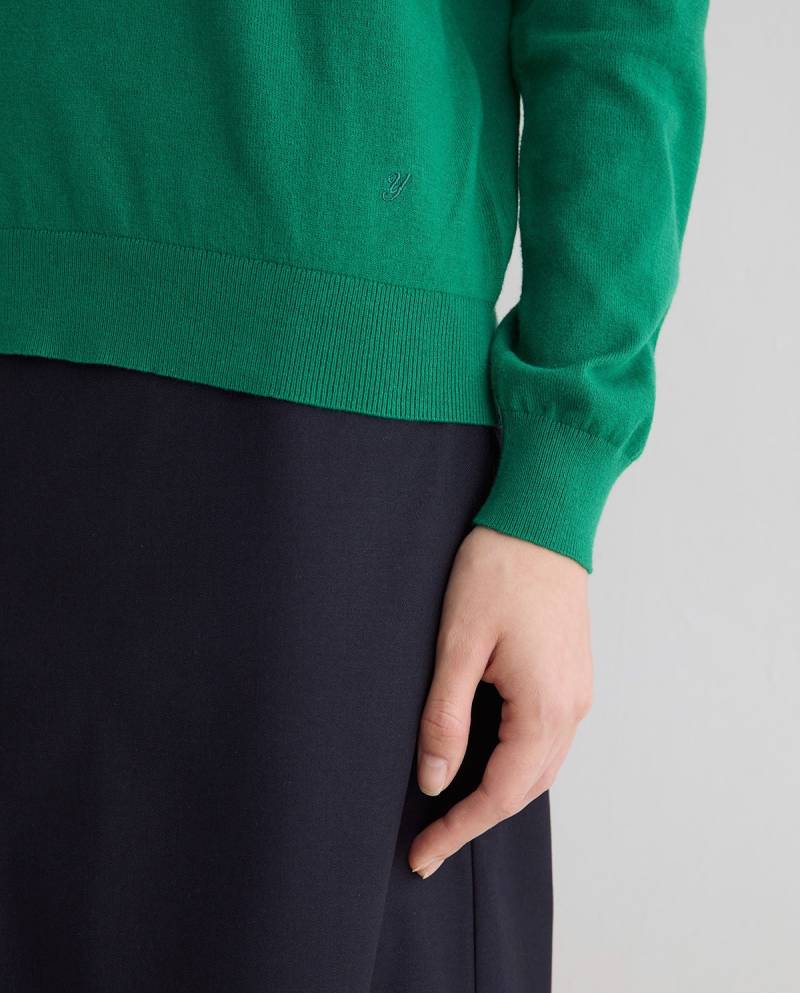 yerse fine knit sweater green sketchshop