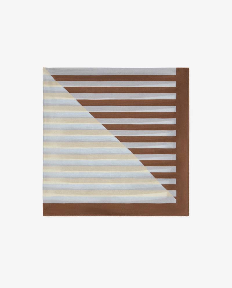 yerse striped print silk scarf multicolor sketchshop