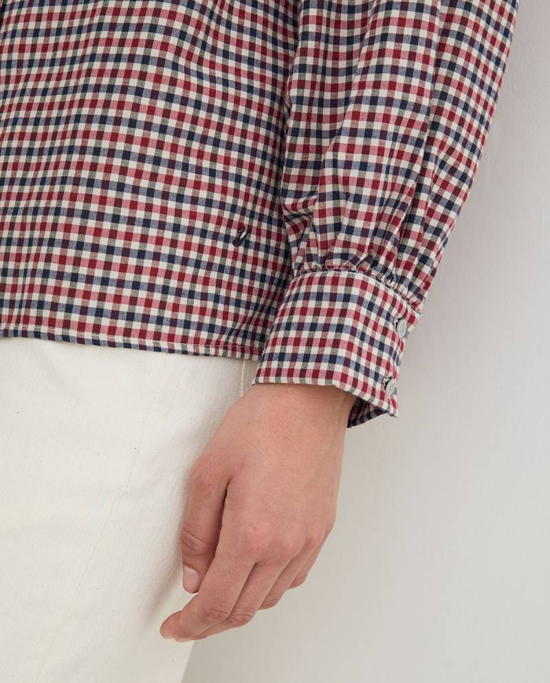yerse check shirt tie red sketchshop