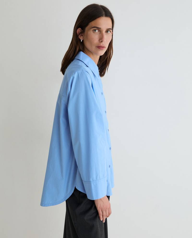 yerse oversize poplin shirt light blue sketchshop