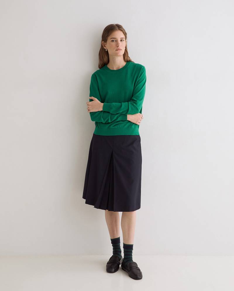 yerse fine knit sweater green sketchshop