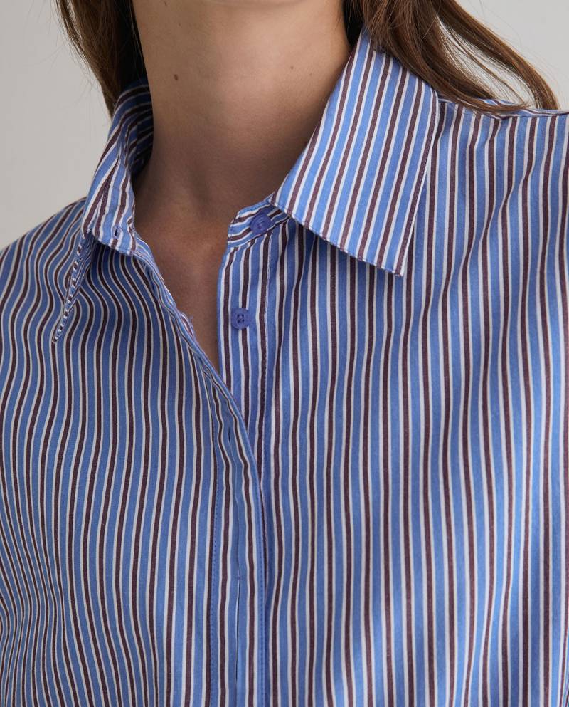 yerse organic cotton poplin shirt stripes sketchshop