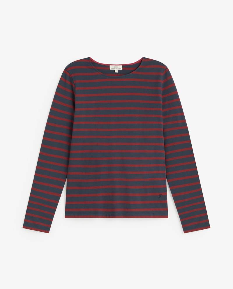 yerse organic cotton striped tshirt blue sketchshop