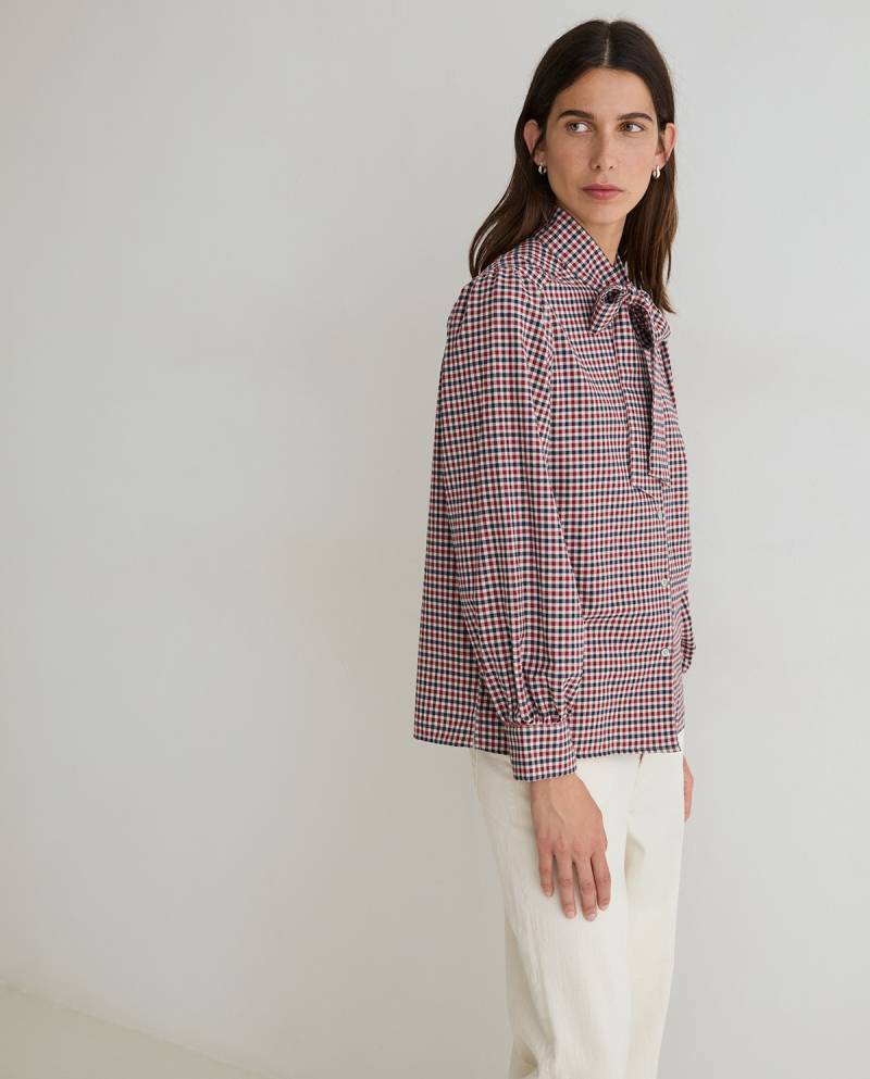 yerse check shirt tie red sketchshop