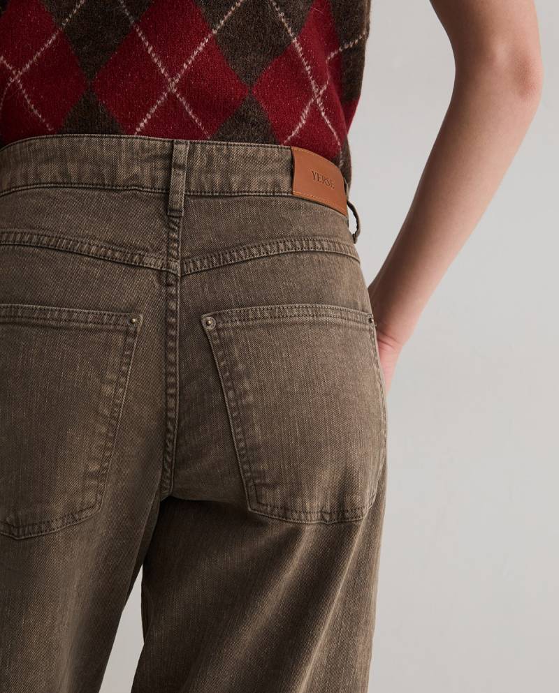 yerse straight jeans chocolate sketchshop