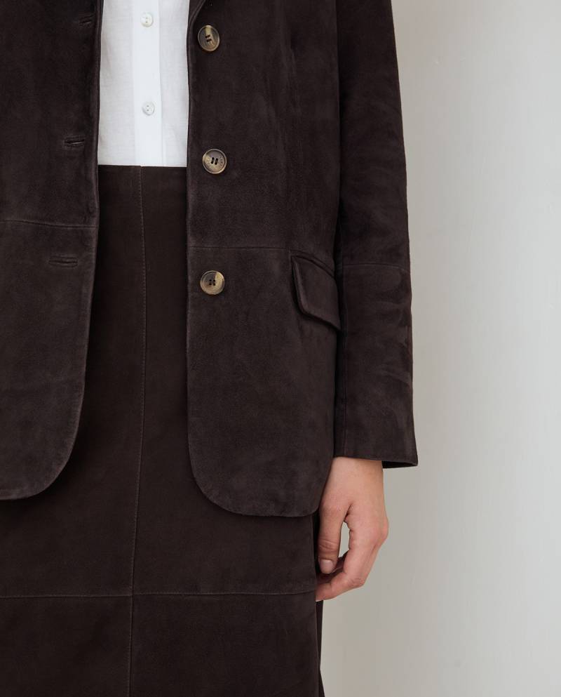 yerse suede sport coat chocolate sketchshop