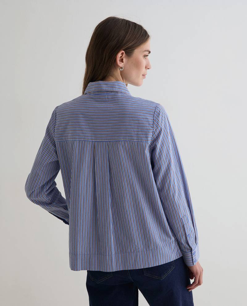 yerse organic cotton poplin shirt stripes sketchshop