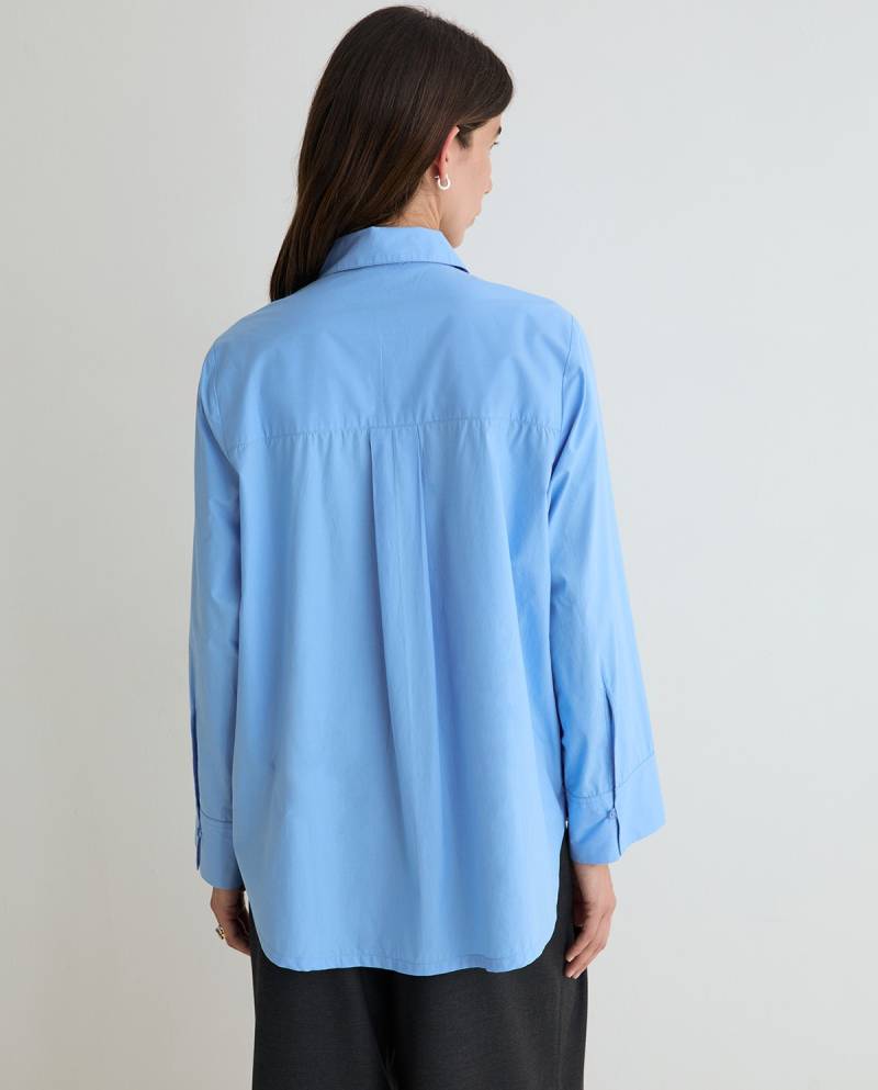 yerse oversize poplin shirt light blue sketchshop