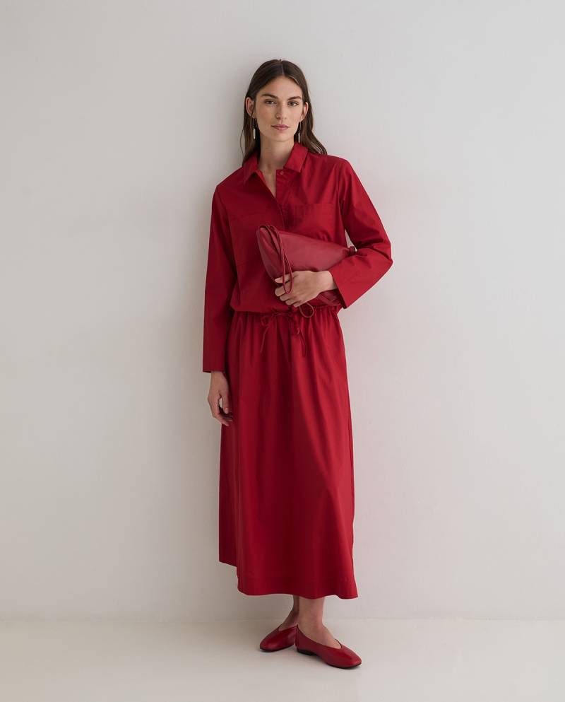yerse poplin shirt red sketchshop
