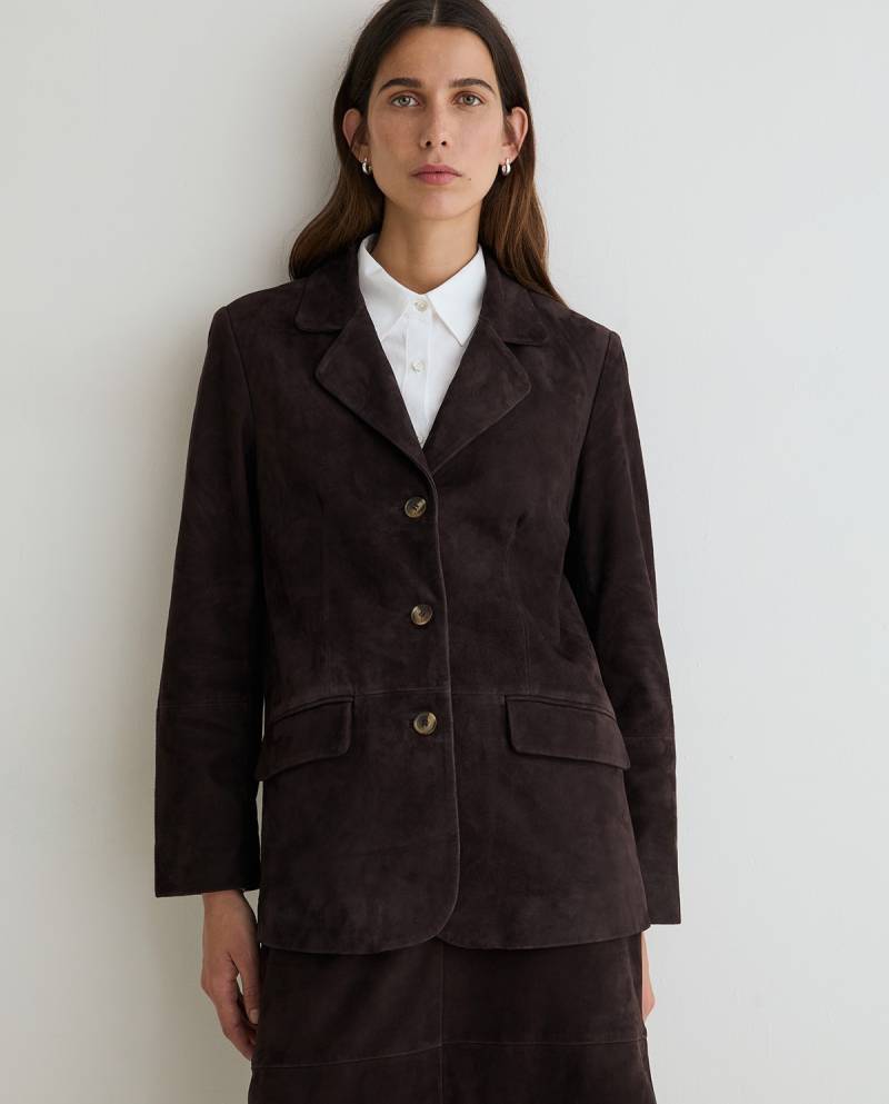 yerse suede sport coat chocolate sketchshop