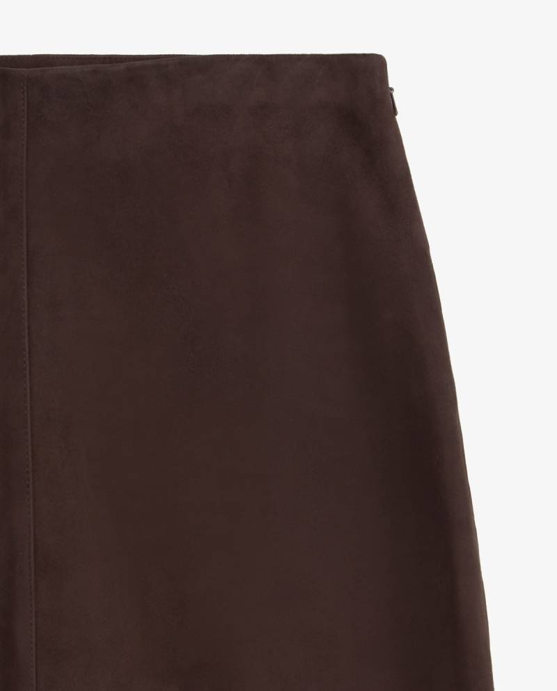 yerse suede skirt chocolate sketchshop