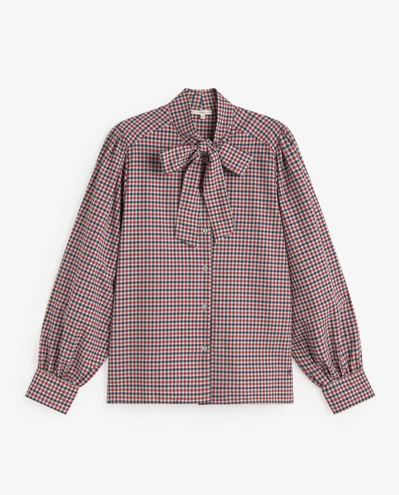 yerse check shirt tie red sketchshop