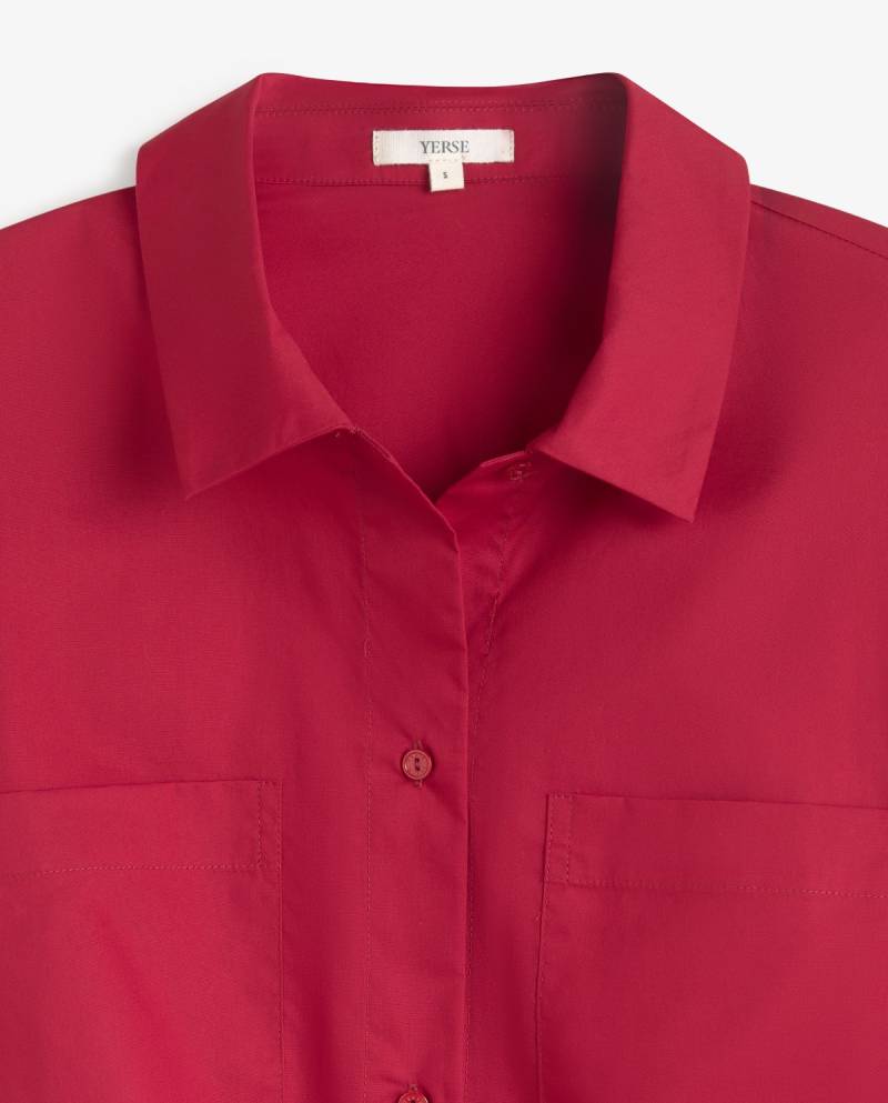 yerse poplin shirt red sketchshop