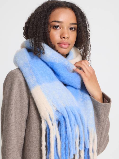 ichi iasagao scarf blue bonnet sketchshop