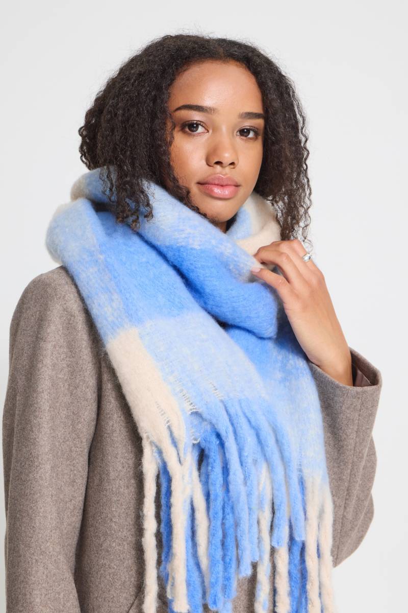 ichi iasagao scarf blue bonnet sketchshop