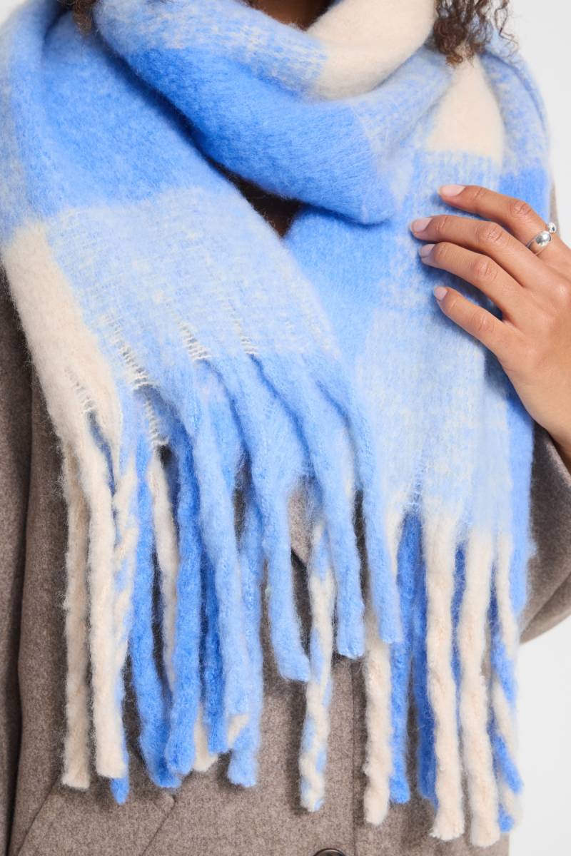 ichi iasagao scarf blue bonnet sketchshop