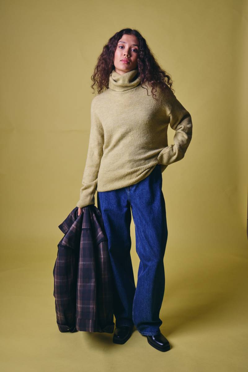 ichi ihkamara sweater leek green sketchshop