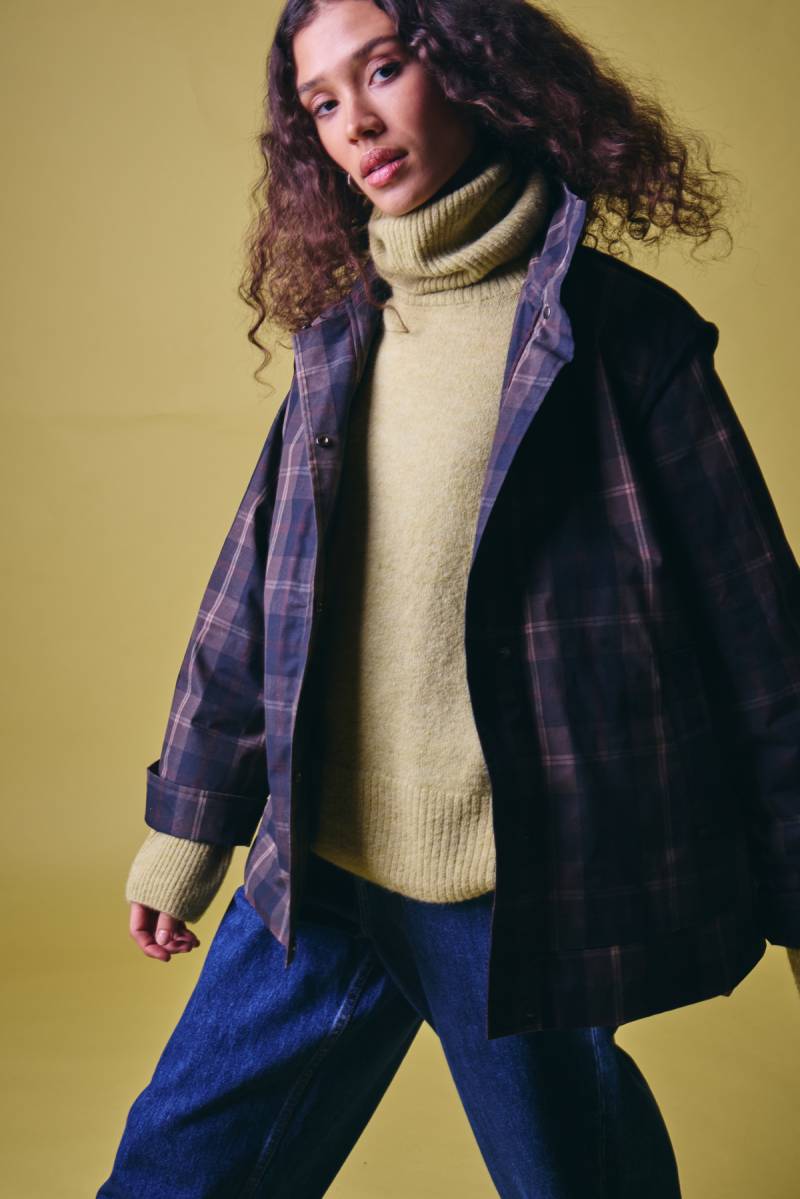 ichi ihcronto jacket navy blue sketchshop