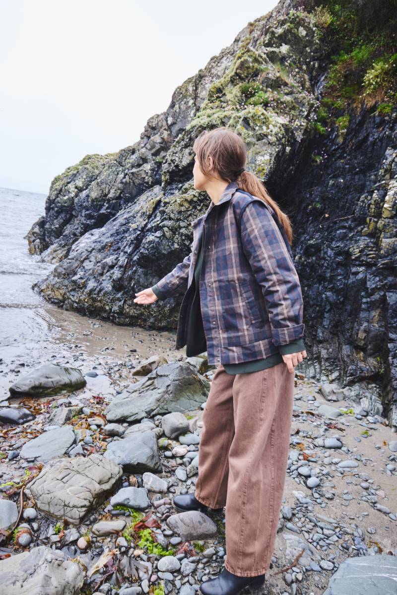 ichi ihcronto jacket navy blue sketchshop