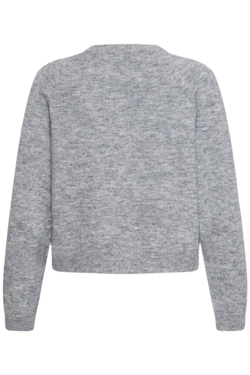 ichi ihsage cardigan alloy melange sketchshop