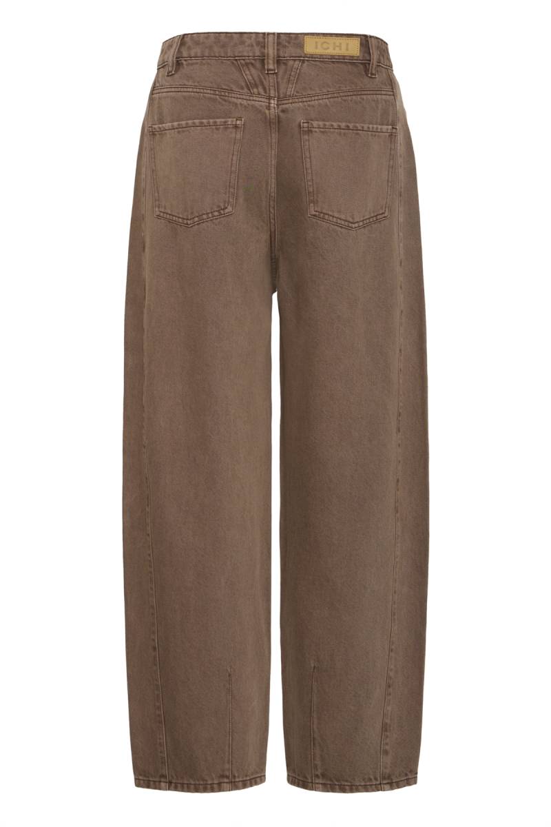 ichi ihblich barrel jeans brown sketchshop