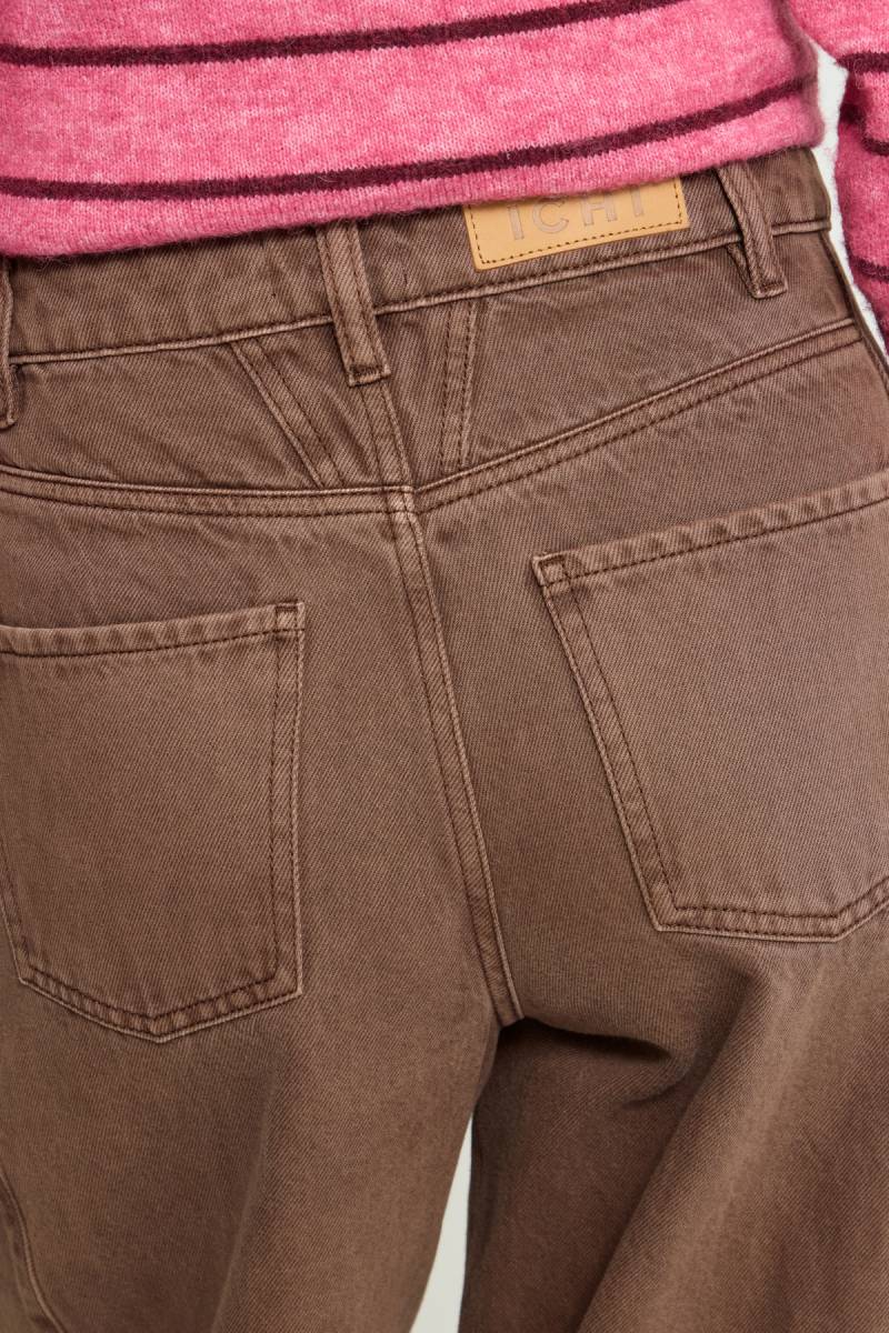 ichi ihblich barrel jeans brown sketchshop