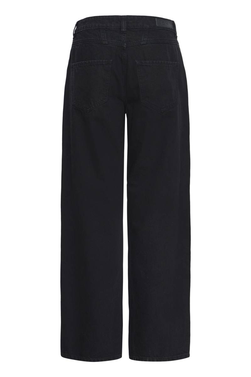 ichi ihjulia straight pants black sketchshop
