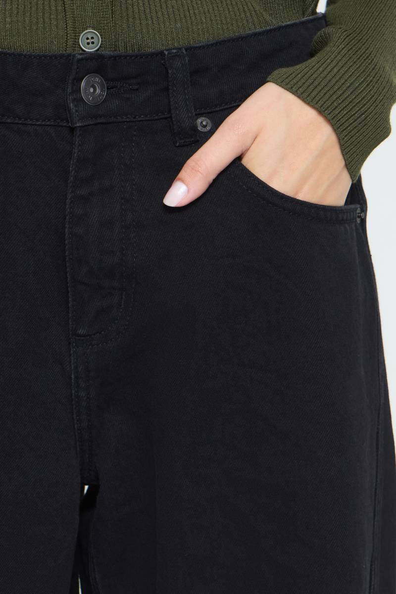 ichi ihjulia straight pants black sketchshop