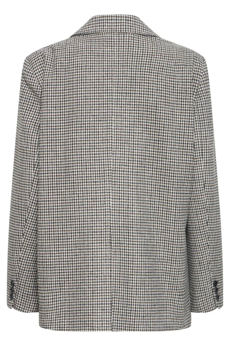 ichi ihlubana blazer grey check sketchshop