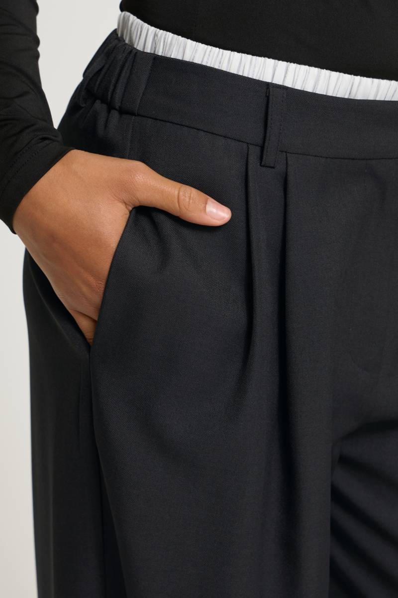 ichi ihfurola pants black sketchshop