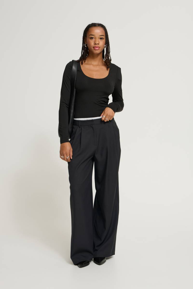 ichi ihfurola pants black sketchshop