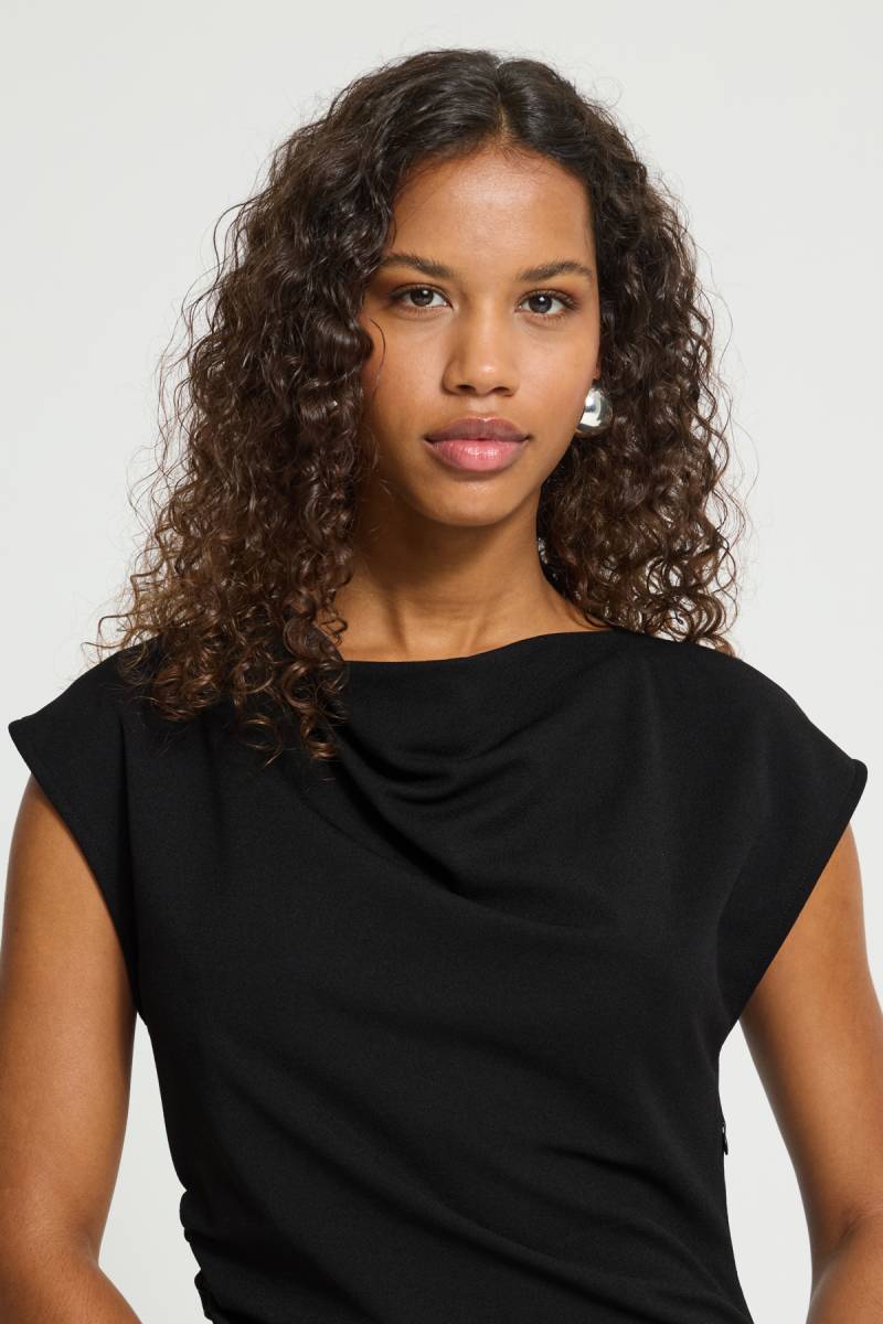 ichi ihkatine dress black sketchshop