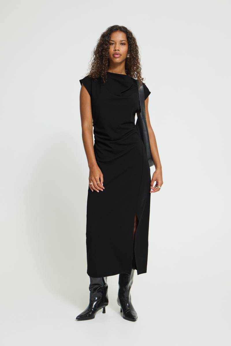 ichi ihkatine dress black sketchshop