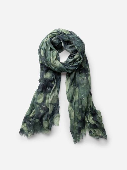 biba wool scarf green sketchshop