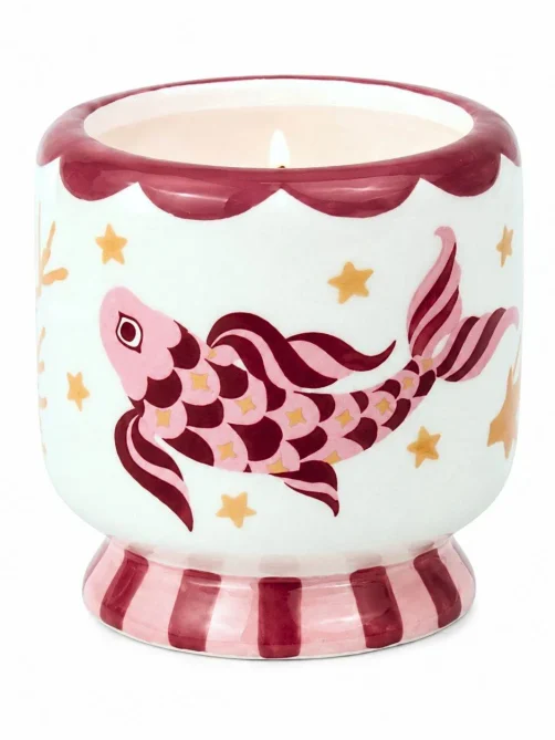 paddywax koi fish ceramic soy candle ocean tide sketchshop