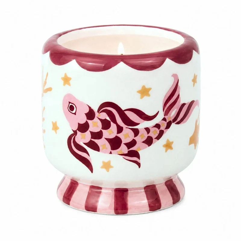 paddywax koi fish ceramic soy candle ocean tide sketchshop