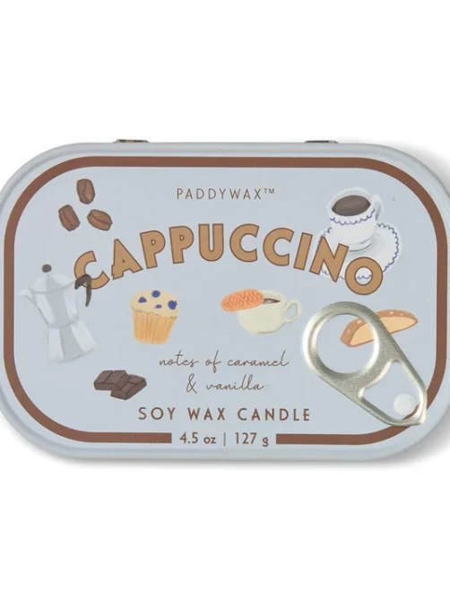 paddywax bistro tin candle cappuccino sketch shop