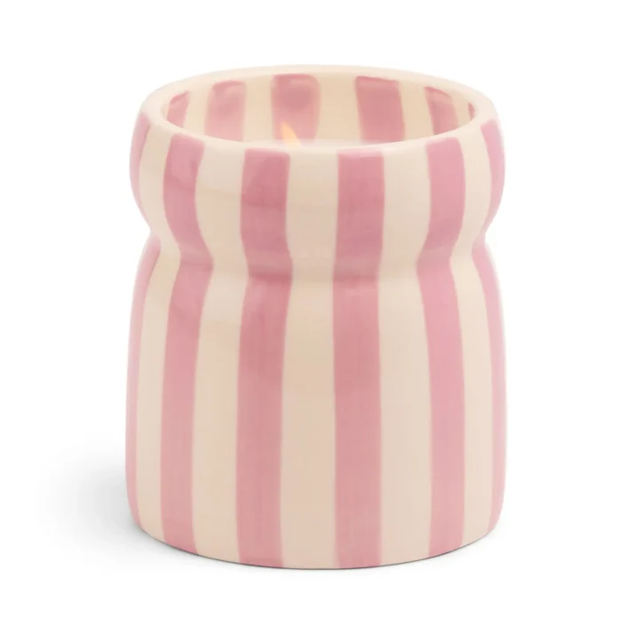 paddywax cabana striped candle grecian sand sketchshop