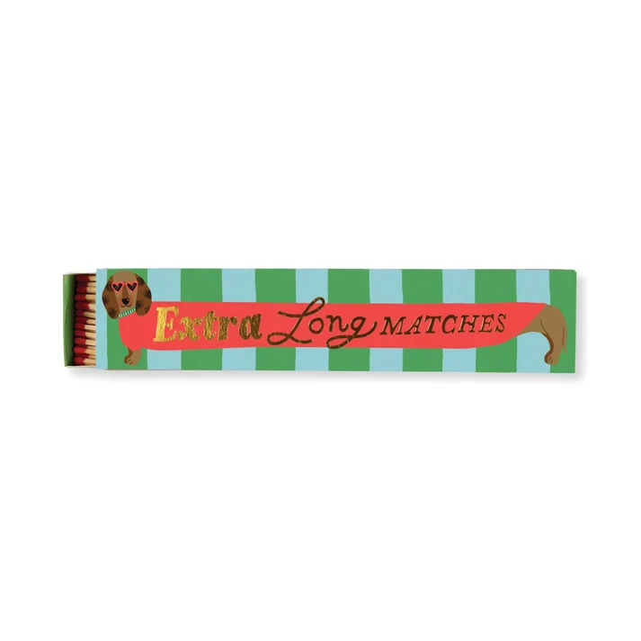 paddywax extra long boxed matches dachshund sketchshop