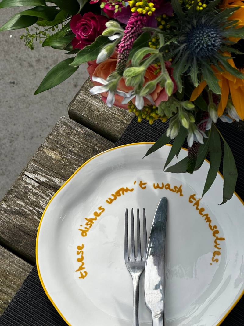 maegen statement plate dishes sketcshop