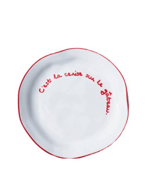 maegen statement plate cerise sketcshop