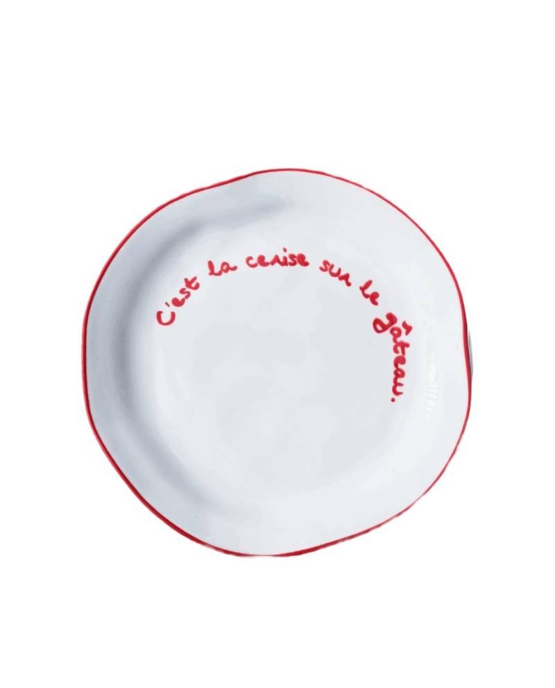 maegen statement plate cerise sketcshop