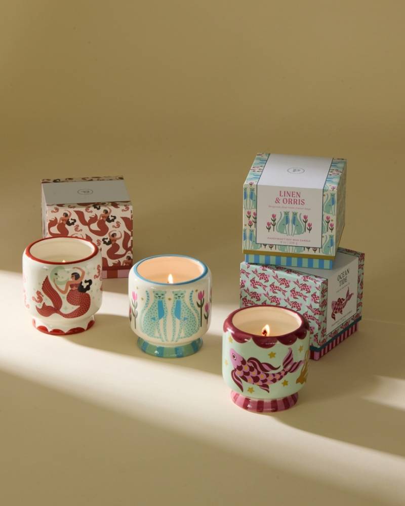 paddywax koi fish ceramic soy candle ocean tide sketchshop